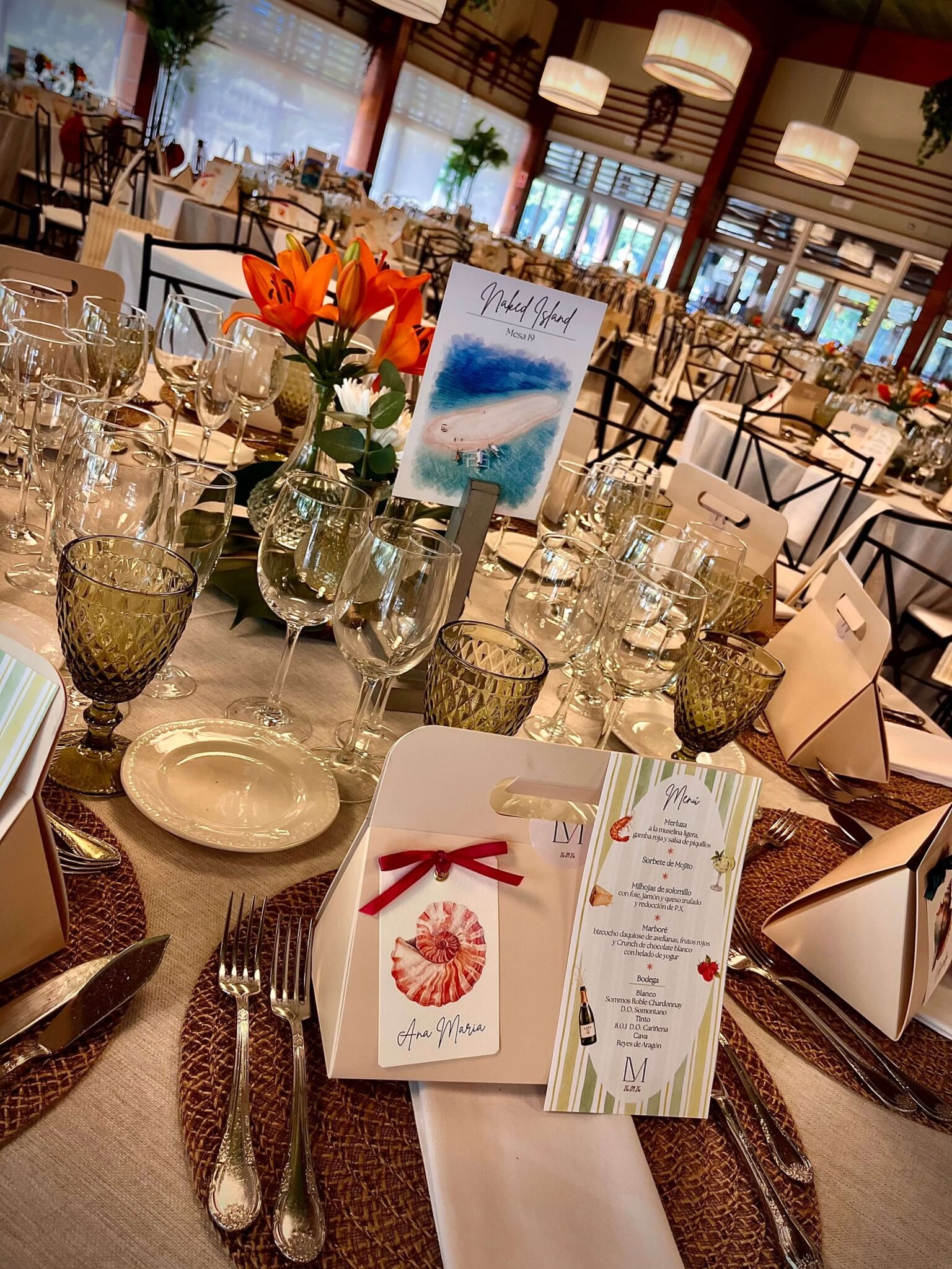Papelería de boda personalizada inspirada en los viajes para la boda de Luis y María